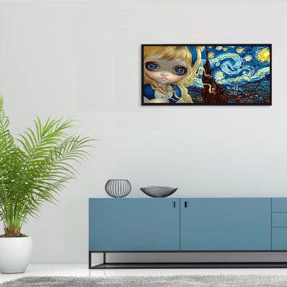 Alice In Wonderland - Full Round Drill Diamond Painting 90*40CM