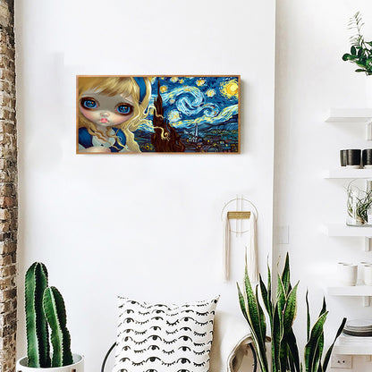 Alice In Wonderland - Full Round Drill Diamond Painting 90*40CM