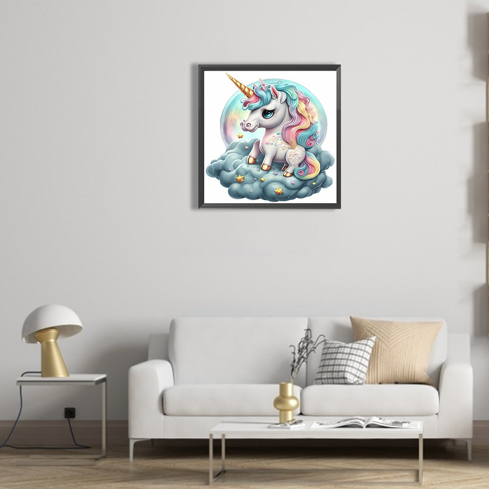 Rainbow Horse - Full Round Drill Diamond Painting 30*30CM