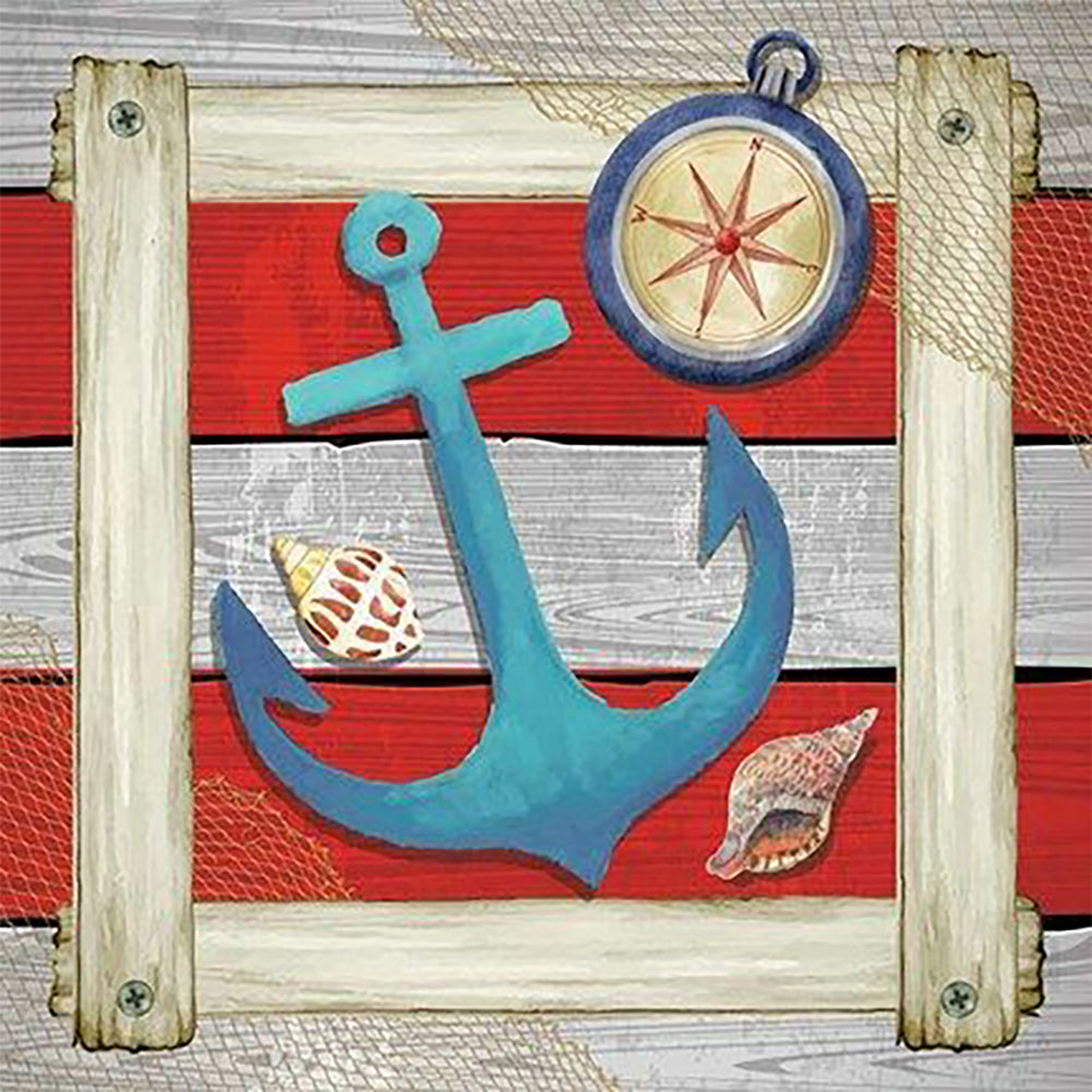 Anchor - Full Round Drill Diamond Painting 30*30CM