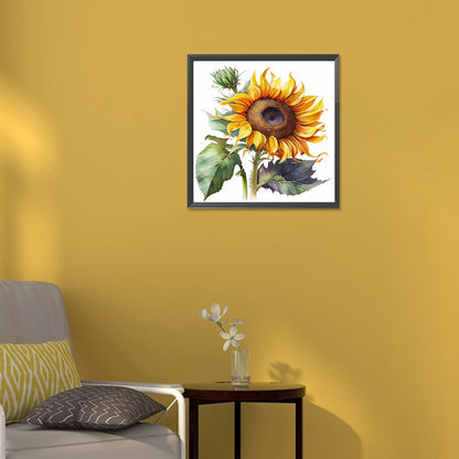 Sunflower - Full Round Drill Diamond Painting 30*30CM