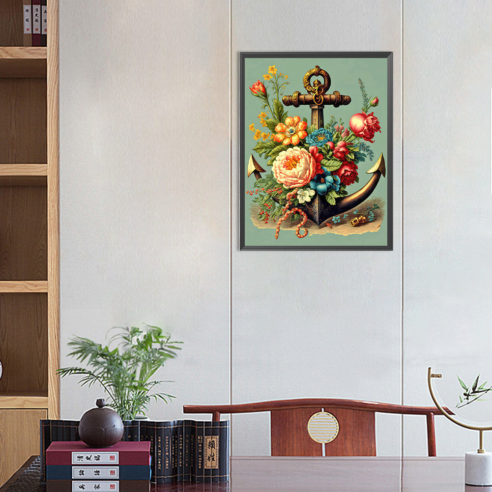 Anchor - Full Round Drill Diamond Painting 40*55CM