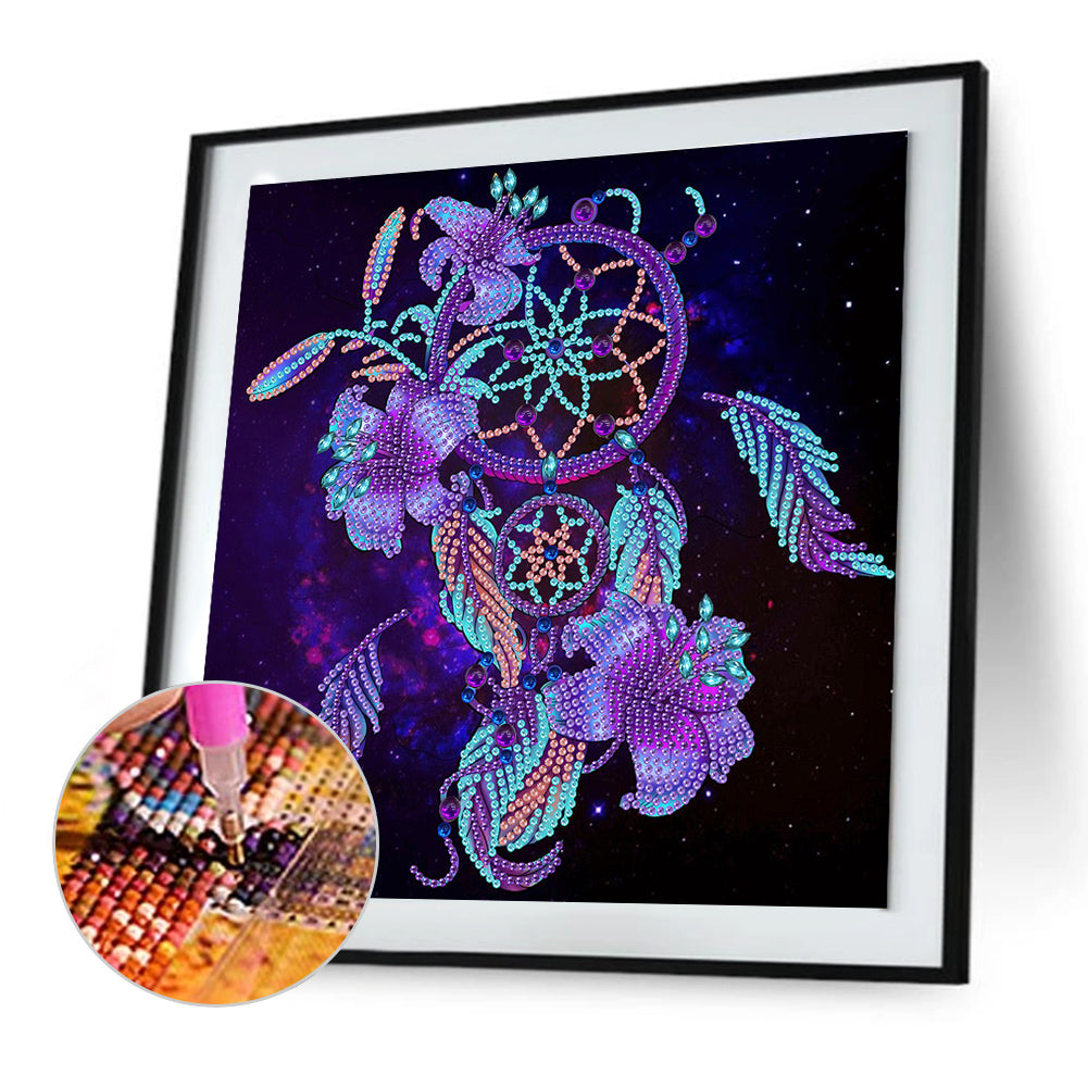 Dream Catcher - Special Shaped Drill Diamond Painting 30*30CM