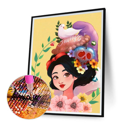 Snow White - Full Round Drill Diamond Painting 30*40CM