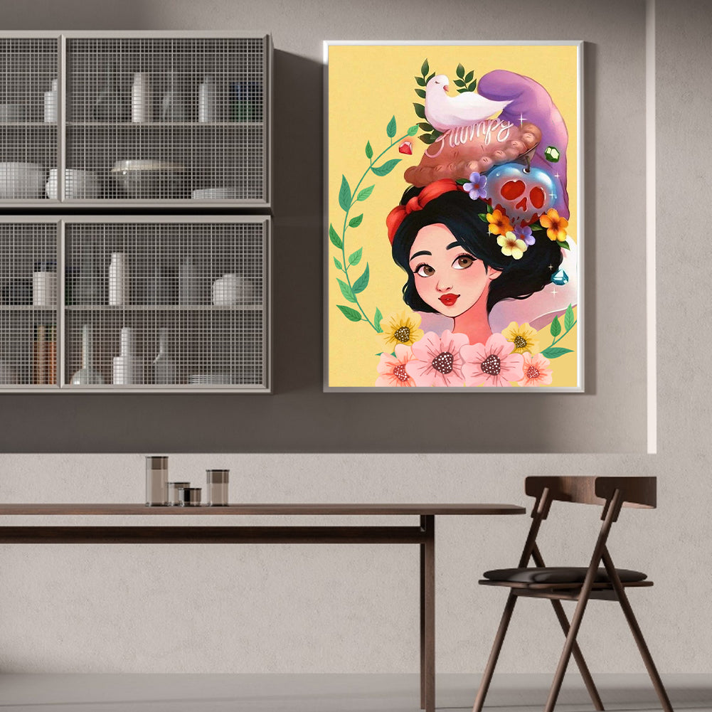 Snow White - Full Round Drill Diamond Painting 30*40CM