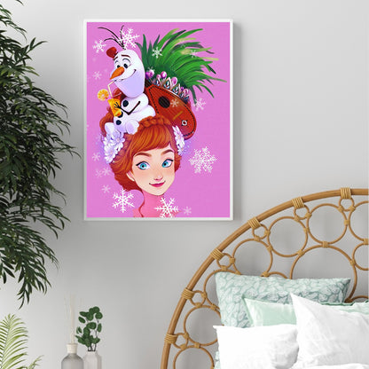 Frozen Anna - Full Round Drill Diamond Painting 30*40CM