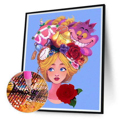 Alice In Wonderland - Full Round Drill Diamond Painting 30*40CM