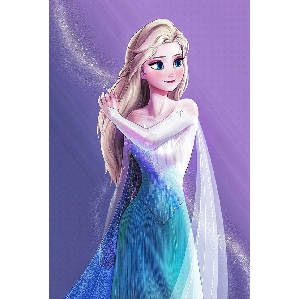 Frozen Elsa - Full Round Drill Diamond Painting 30*40CM