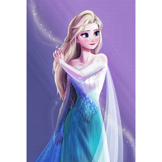 Frozen Elsa - Full Round Drill Diamond Painting 30*40CM