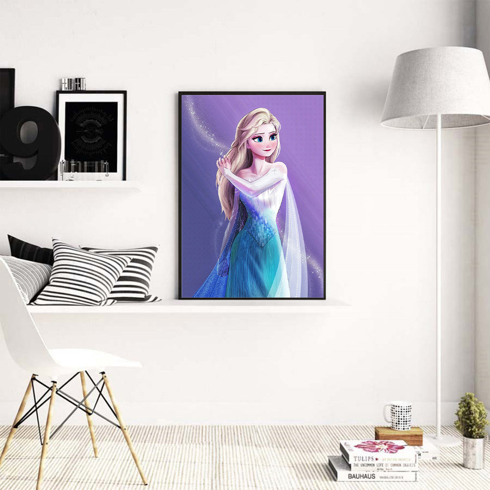 Frozen Elsa - Full Round Drill Diamond Painting 30*40CM