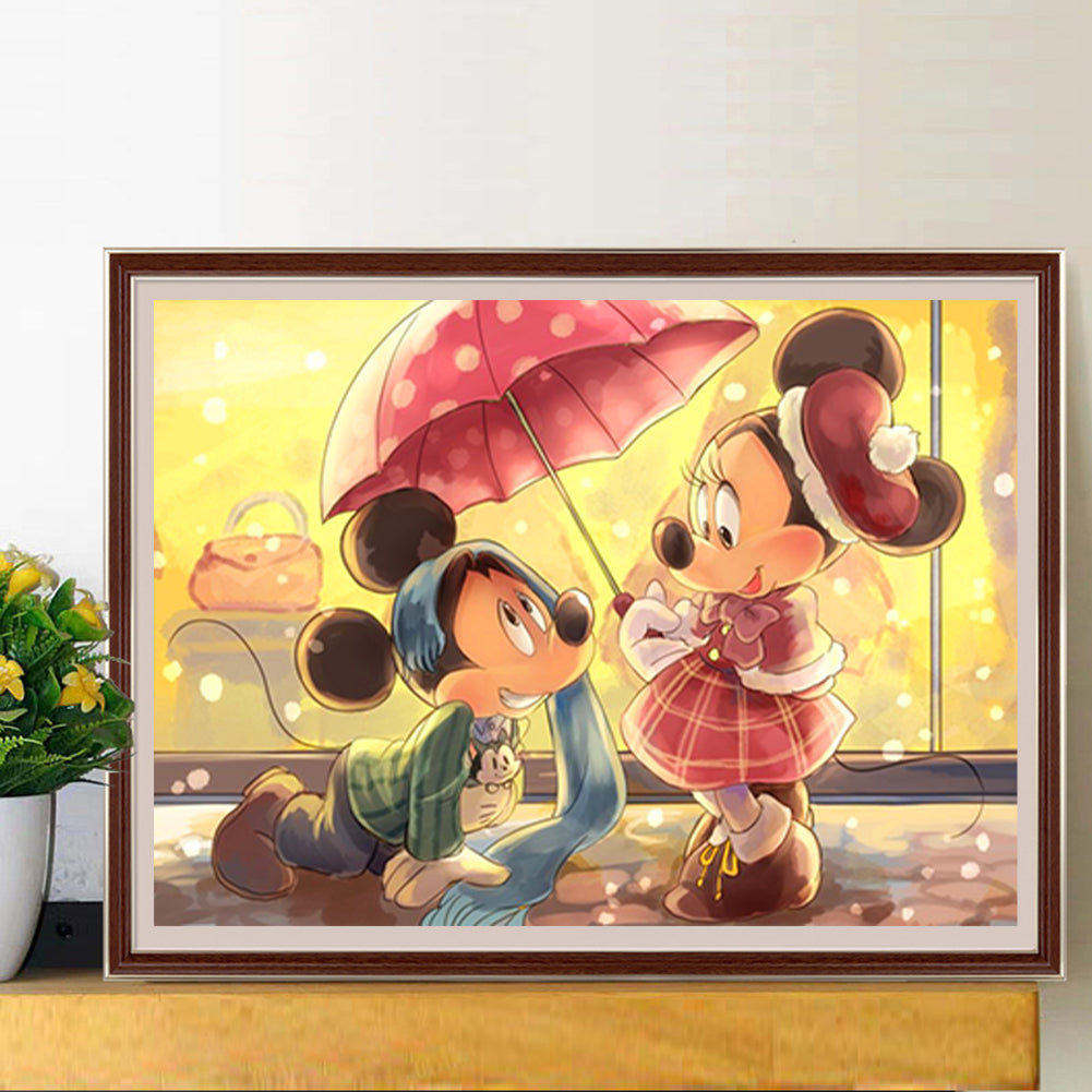 Disney Mickey Mouse - Full Round Drill Diamond Painting 40*30CM