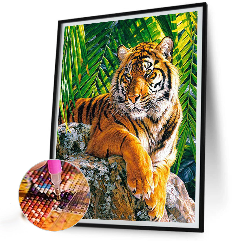 Tiger - Full Square Drill Diamond Painting 50*60CM