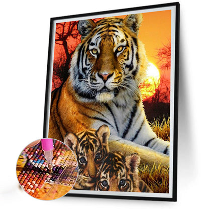 Tiger - Full Square Drill Diamond Painting 50*60CM