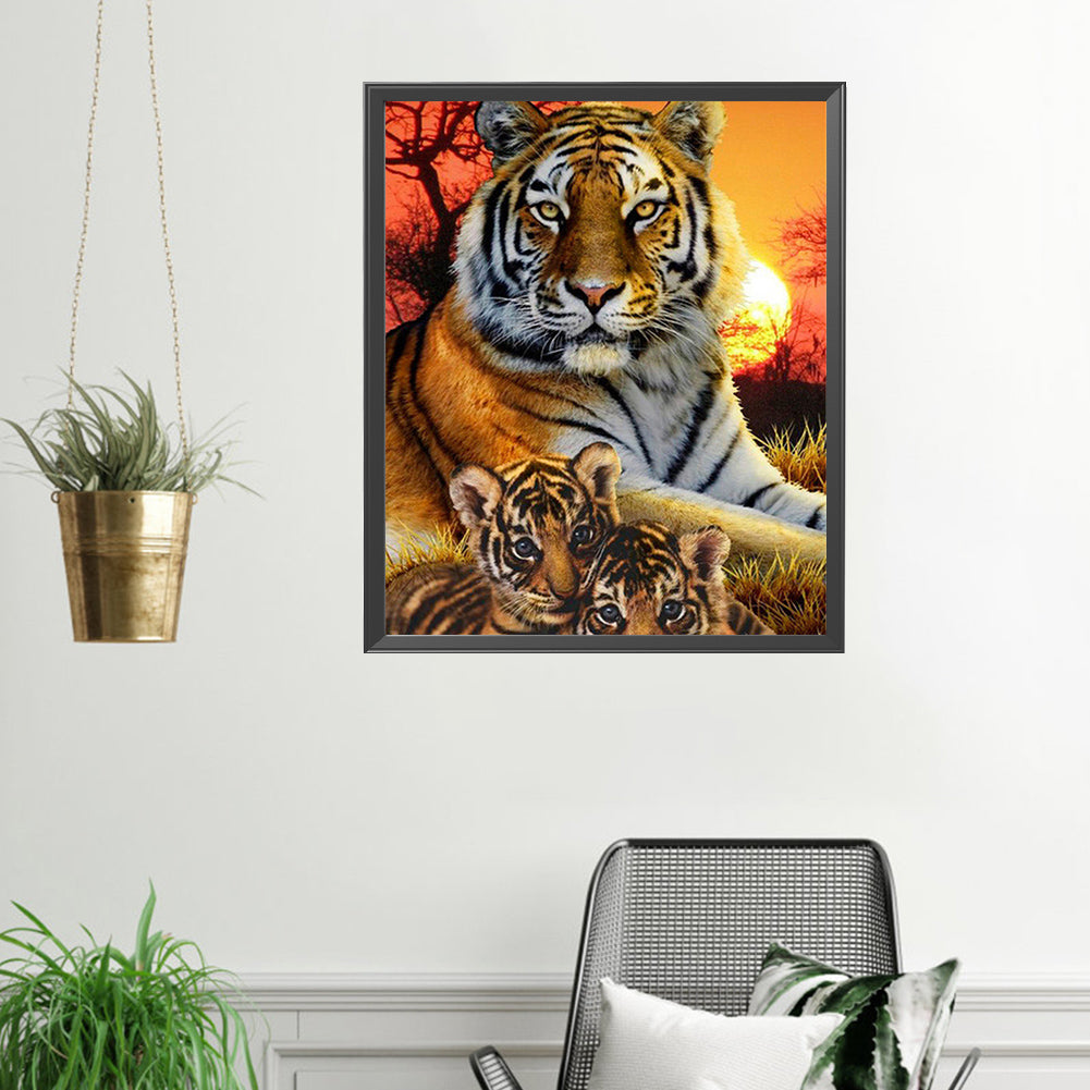 Tiger - Full Square Drill Diamond Painting 50*60CM