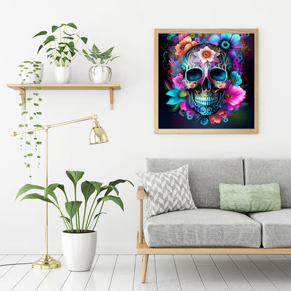 Personalized Skull - Full Round Drill Diamond Painting 30*30CM