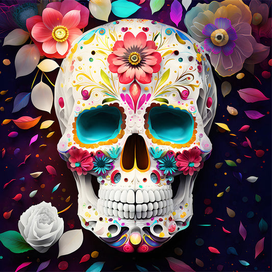 Personalized Skull - Full Round Drill Diamond Painting 30*30CM