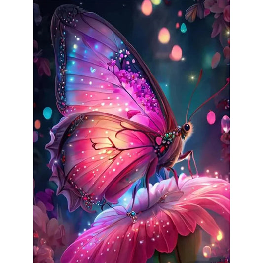 Butterfly - Full Square Drill Diamond Painting 30*40CM