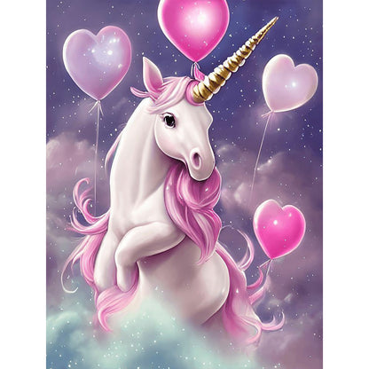 Unicorn - Full Round Drill Diamond Painting 30*40CM