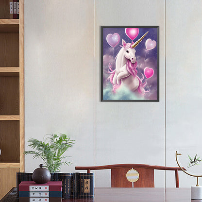 Unicorn - Full Round Drill Diamond Painting 30*40CM