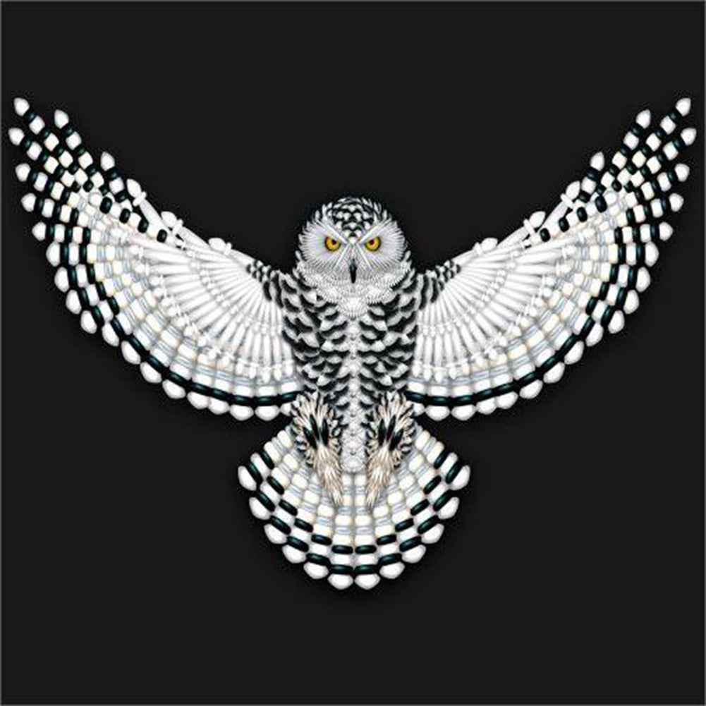 Owl - Full Round Drill Diamond Painting 30*30CM