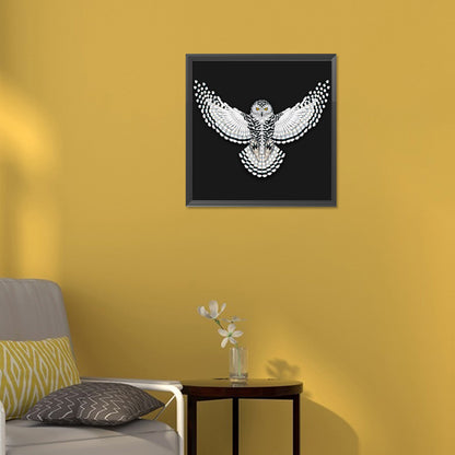 Owl - Full Round Drill Diamond Painting 30*30CM