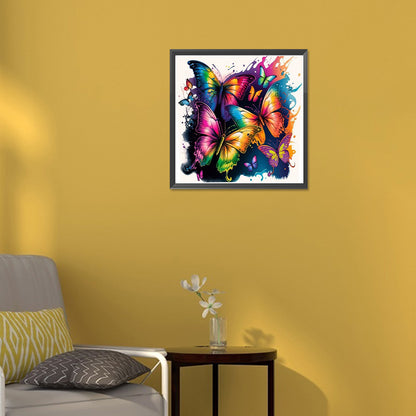 Butterfly - Full Round Drill Diamond Painting 30*30CM