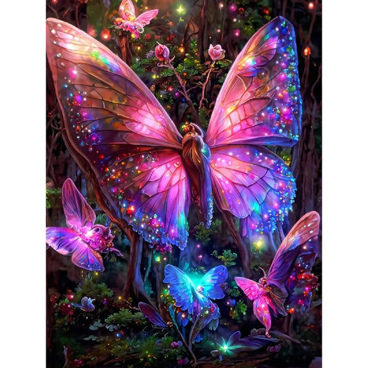 Butterfly - Full Square Drill Diamond Painting 30*40CM