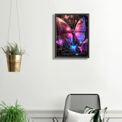 Butterfly - Full Square Drill Diamond Painting 30*40CM