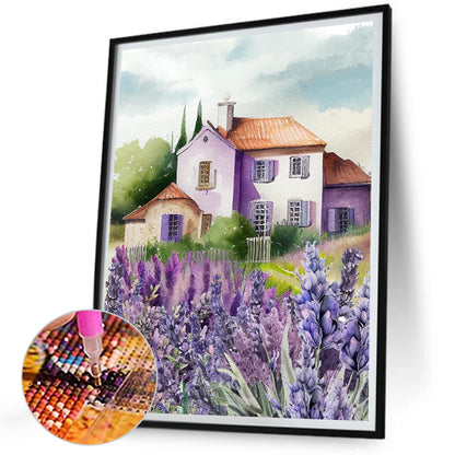 Lavender - Full Square Drill Diamond Painting 30*40CM