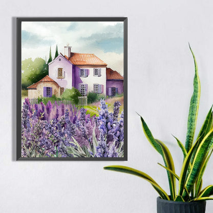 Lavender - Full Square Drill Diamond Painting 30*40CM