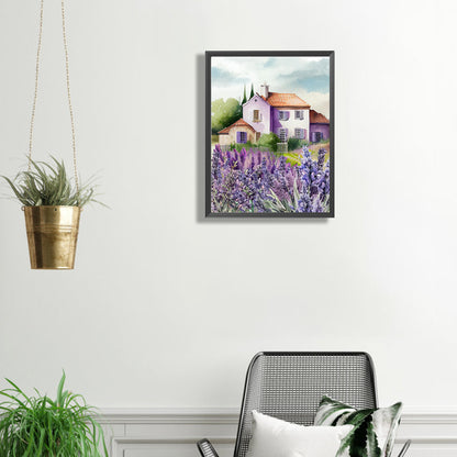 Lavender - Full Square Drill Diamond Painting 30*40CM