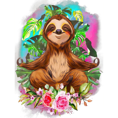 Sloth - Full Round Drill Diamond Painting 30*40CM