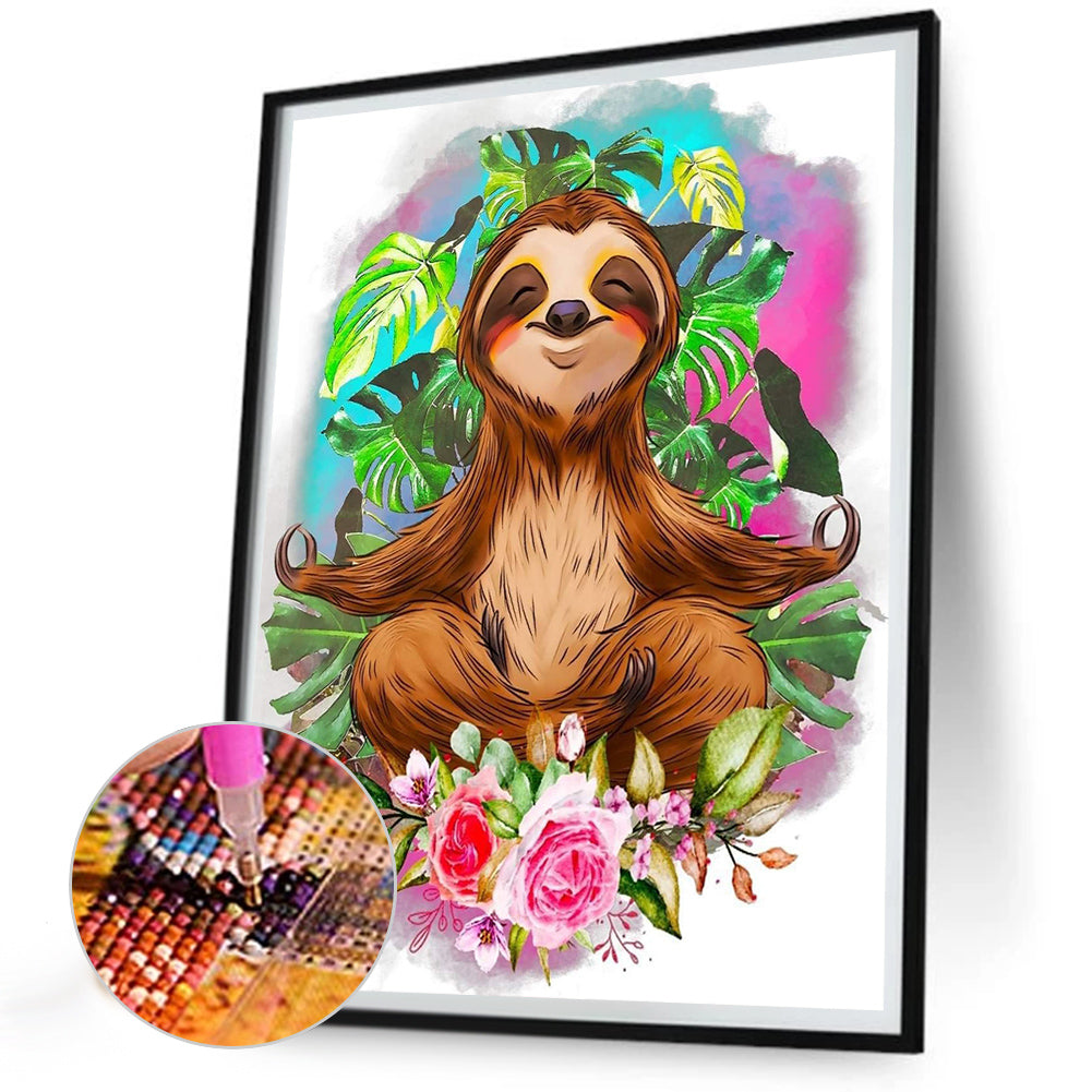 Sloth - Full Round Drill Diamond Painting 30*40CM