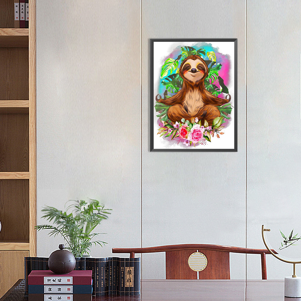 Sloth - Full Round Drill Diamond Painting 30*40CM