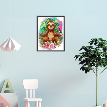 Sloth - Full Round Drill Diamond Painting 30*40CM