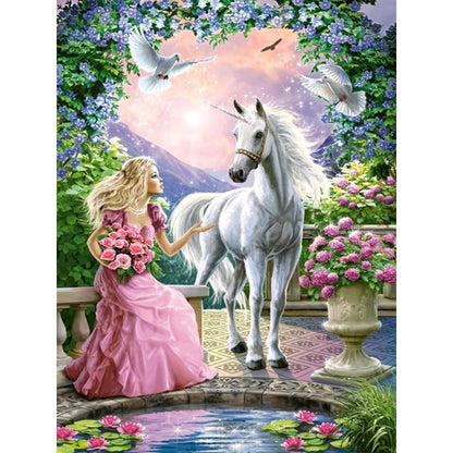 Horse - Full Round Drill Diamond Painting 30*40CM