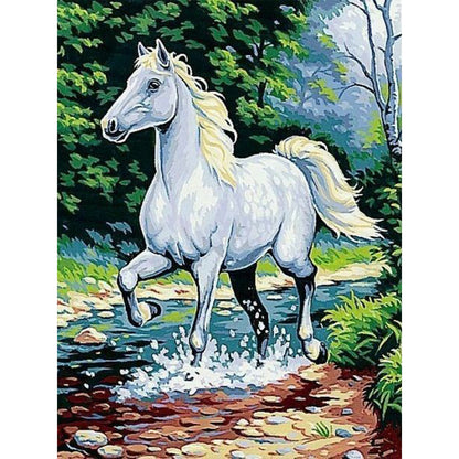 Horse - Full Round Drill Diamond Painting 30*40CM