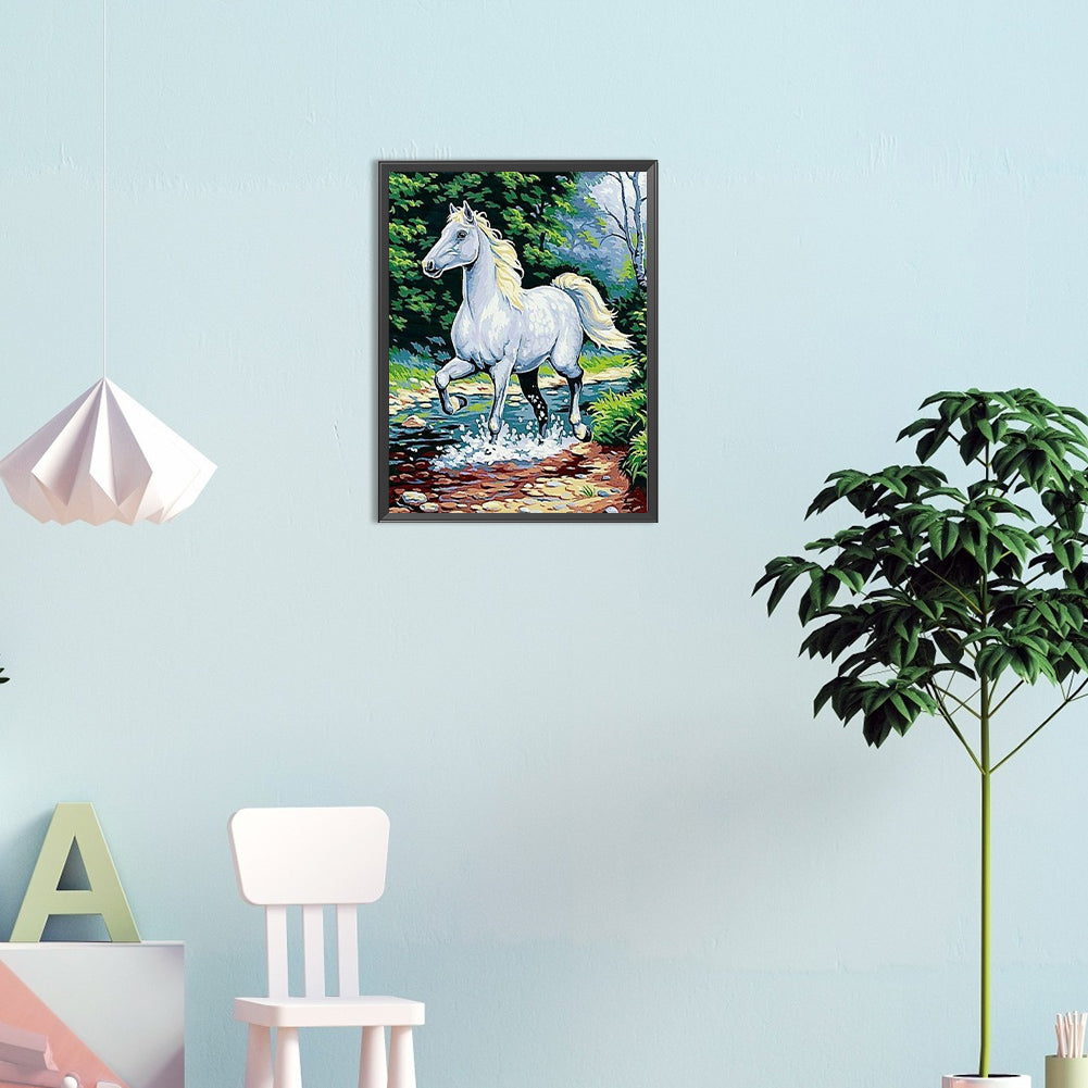 Horse - Full Round Drill Diamond Painting 30*40CM