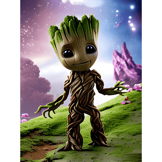 Groot Treant - Full Round Drill Diamond Painting 40*50CM