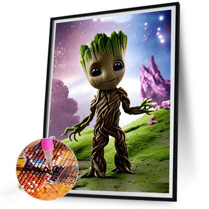 Groot Treant - Full Round Drill Diamond Painting 40*50CM