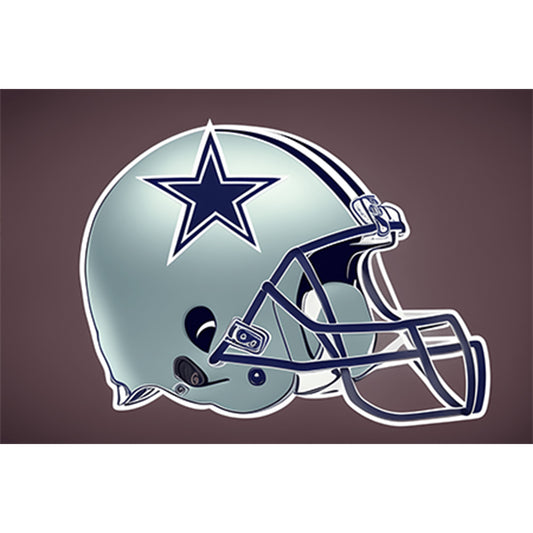 Dallas Cowboys Helmet - Full Round Drill Diamond Painting 45*30CM