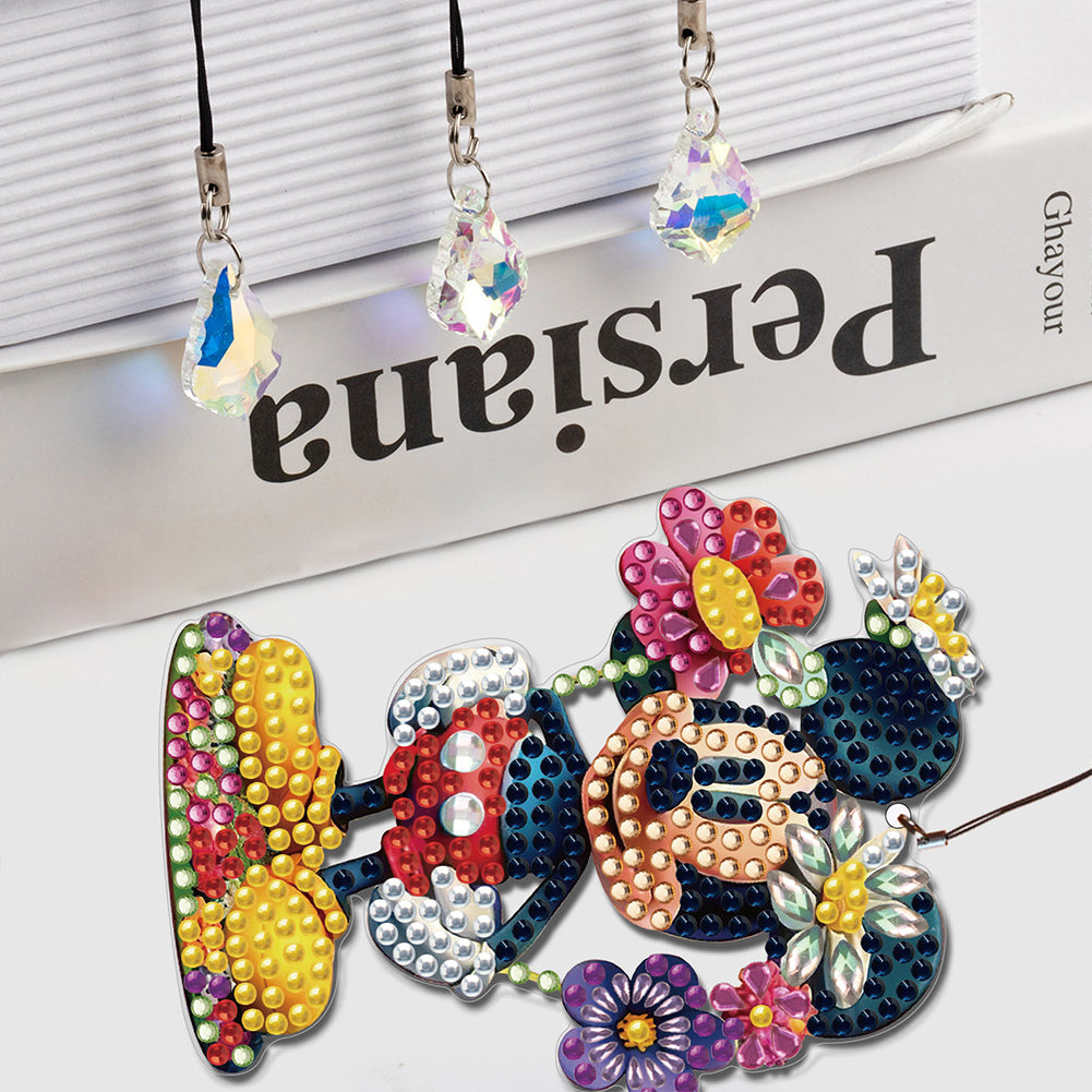 DIY Diamond Art Bookmarks Acrylic 5D Handmade Art Craft for Beginner Adults Kids