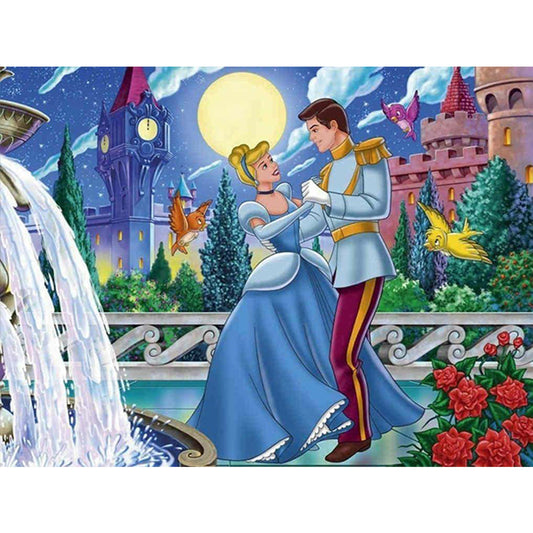 Dancing Princess And Prince - Full Round Drill Diamond Painting 40*30CM