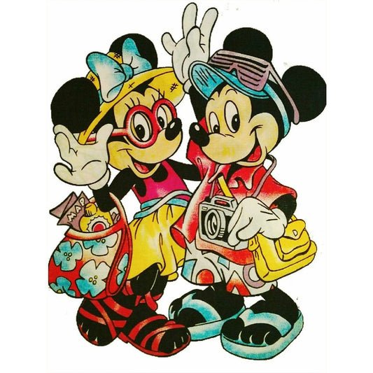 Mickey Mouse - Full Round Drill Diamond Painting 30*40CM