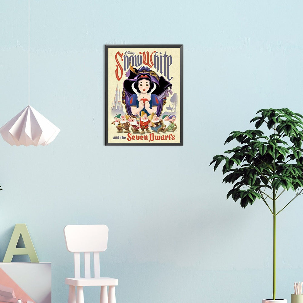 Snow White - Full Round Drill Diamond Painting 30*40CM