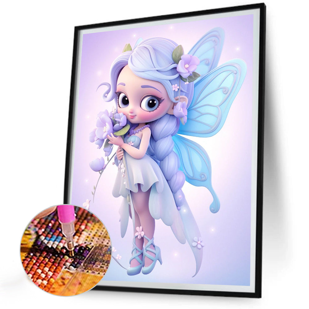 Fantasy Fairy - Full Round Drill Diamond Painting 30*40CM