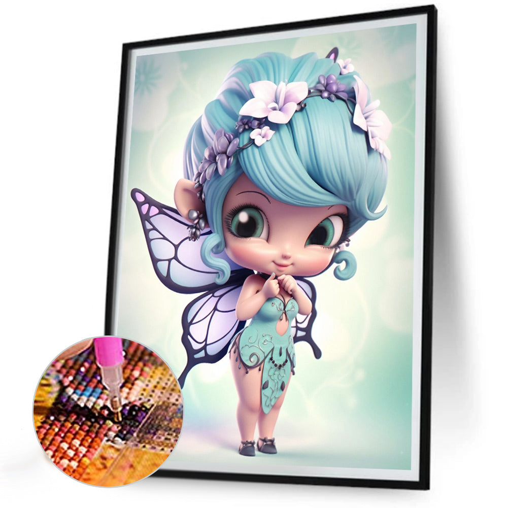 Fantasy Fairy - Full Round Drill Diamond Painting 30*40CM