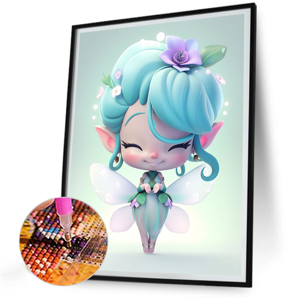 Fantasy Fairy - Full Round Drill Diamond Painting 30*40CM