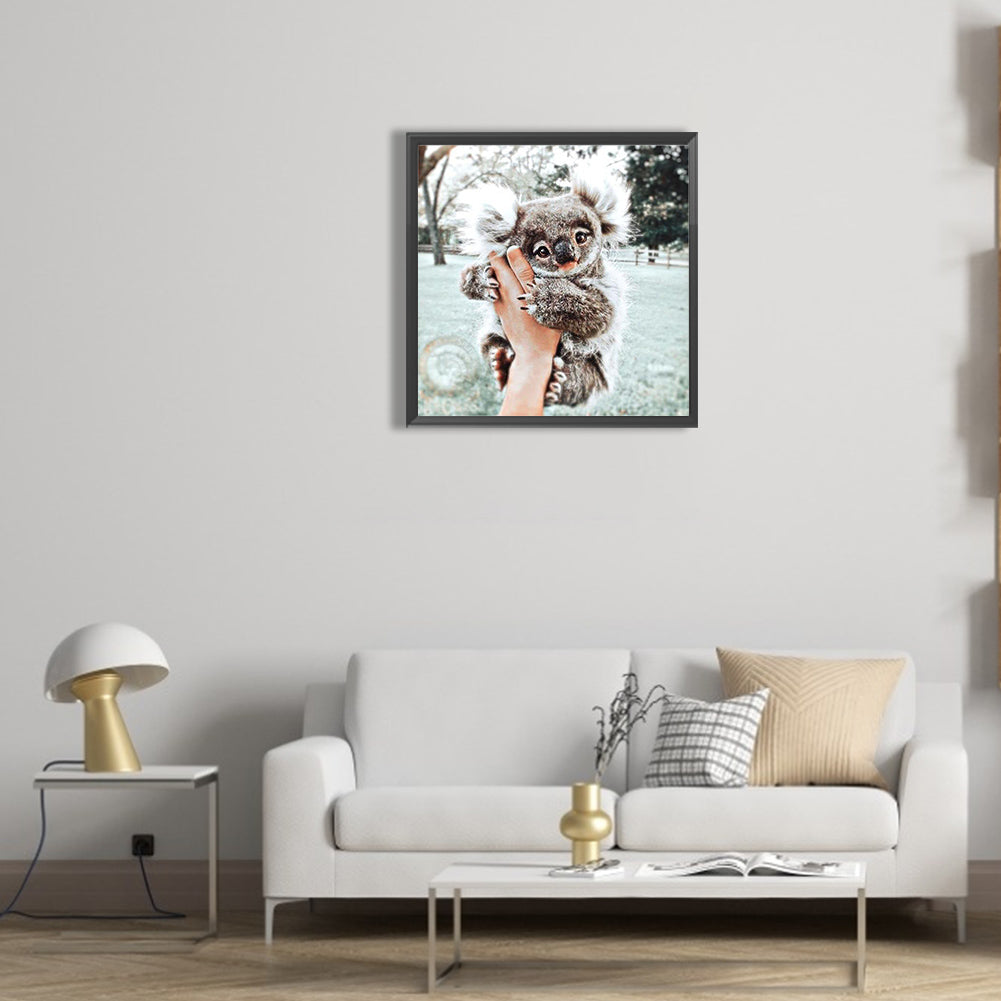 Little Koala - Full Round Drill Diamond Painting 30*30CM