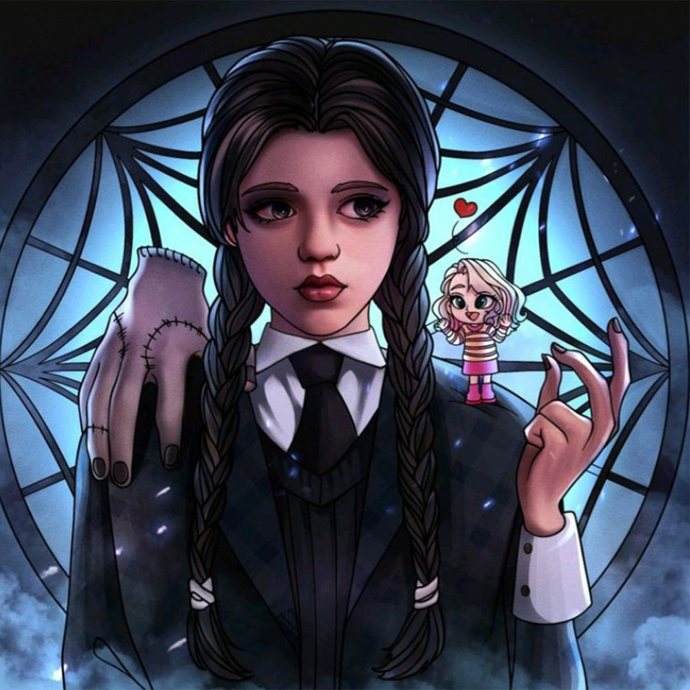 Wednesday Adams - Full Round Drill Diamond Painting 40*40CM